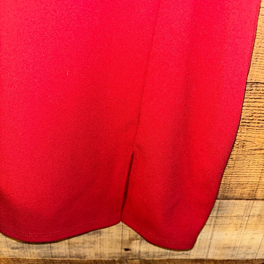 Blue Blush Cutout Red Mini Dress - Picture 2 of 5